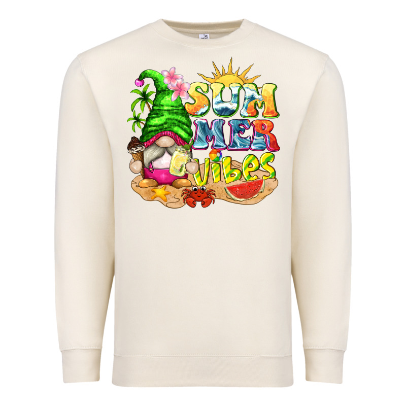 Summer Vibes Gnome Tbw Premium Sweatshirt by texasbilliewilder | Teevron