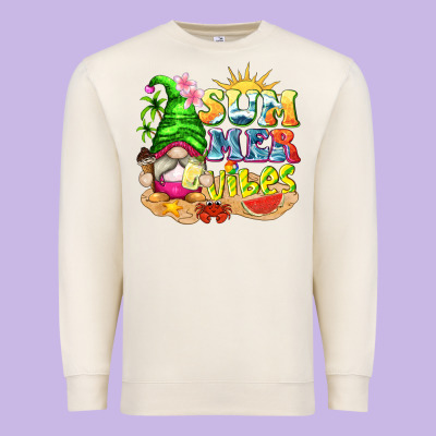 Summer Vibes Gnome Tbw Premium Sweatshirt Designed By Texasbilliewilder