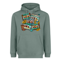 Sage 90s country casette tapes Heavyweight Hoodie - texasbilliewilder