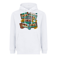 White 90s country casette tapes Heavyweight Hoodie - texasbilliewilder