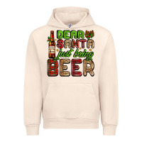 Sandshell dear santa just bring a beer with a beer bottle Urban Hoodie - AdoDesignShop