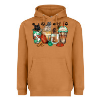 Meerkat german shepherd black and grey cat coffee cups Heavyweight Hoodie - Zillion Design Studio