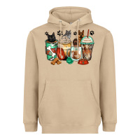 Mushroom german shepherd black and grey cat coffee cups Heavyweight Hoodie - Zillion Design Studio