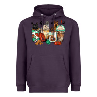 Plum german shepherd black and grey cat coffee cups Heavyweight Hoodie - Zillion Design Studio
