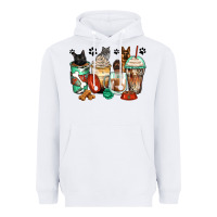 White german shepherd black and grey cat coffee cups Heavyweight Hoodie - Zillion Design Studio