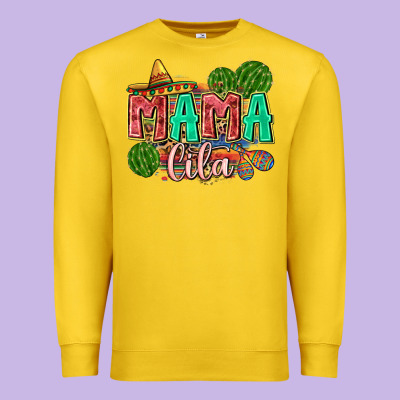 Mama Cita Premium Sweatshirt Designed By Zillion Design Studio