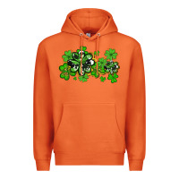 Carrot cowhide and leopard shamrocks Premium Hoodie - AdoDesignShop