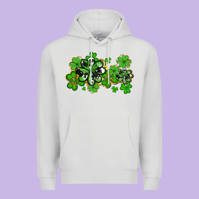 Cowhide And Leopard Shamrocks Premium Hoodie Designed By Adodesignshop