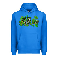 True Royal cowhide and leopard shamrocks Premium Hoodie - AdoDesignShop