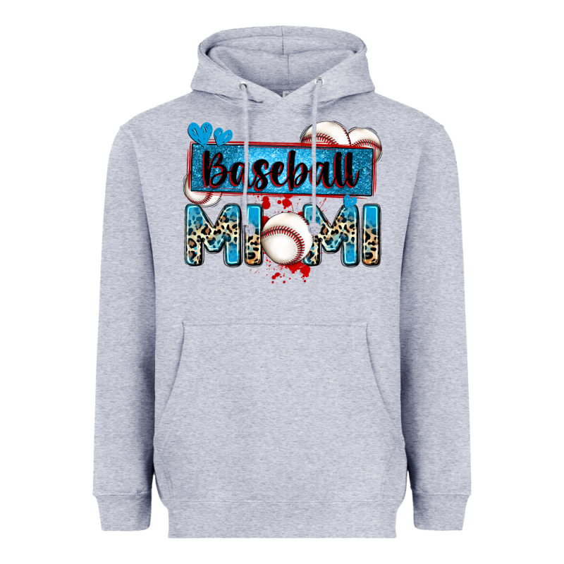 Baseball Mimi With Leopard Heavyweight Hoodie by Zillion Design Studio | Teevron