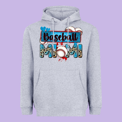 Baseball Mimi With Leopard Heavyweight Hoodie Designed By Zillion Design Studio