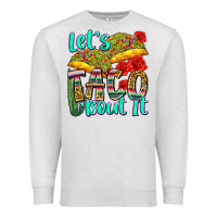 Oatmeal Heather let's taco bout it Premium Sweatshirt - Zillion Design Studio