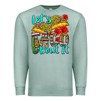 Seafoam let's taco bout it Premium Sweatshirt - Zillion Design Studio