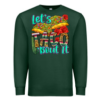 Sports Green let's taco bout it Premium Sweatshirt - Zillion Design Studio