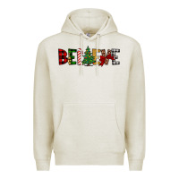 Oatmeal Heather believe Premium Hoodie - JahusDesignShop