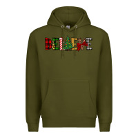 Army Green believe Premium Hoodie - JahusDesignShop