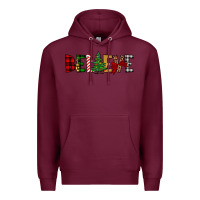 Burgundy believe Premium Hoodie - JahusDesignShop
