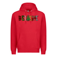Red believe Premium Hoodie - JahusDesignShop