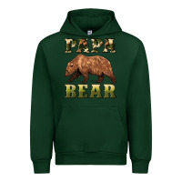 Forest Green papa bear Urban Hoodie - Artiststas
