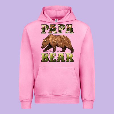 Papa Bear Urban Hoodie Designed By Artiststas