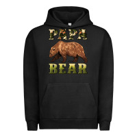 Pigment Black papa bear Urban Hoodie - Artiststas