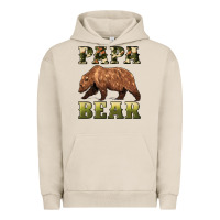 Pigment French Oak papa bear Urban Hoodie - Artiststas