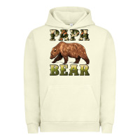 Pigment Pistachio papa bear Urban Hoodie - Artiststas