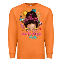 Carrot summer vibes messy bun tbw Premium Sweatshirt - texasbilliewilder