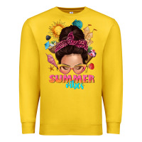 Lemon summer vibes messy bun tbw Premium Sweatshirt - texasbilliewilder