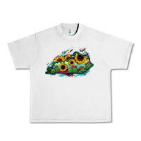 Lunar Rock Kentucky map sunflower cactus serape Urban Heavy Tee - RanaPortraitStore