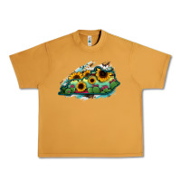 Peanut Butter Kentucky map sunflower cactus serape Urban Heavy Tee - RanaPortraitStore