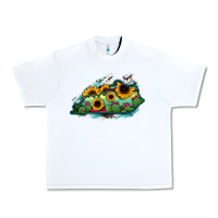White Kentucky map sunflower cactus serape Urban Heavy Tee - RanaPortraitStore