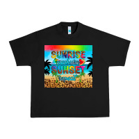 Black sunrise sunburn sunset repeat Urban Heavy Tee - Artiststas