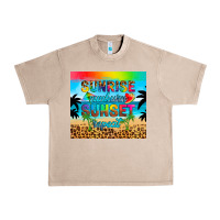 French Oak sunrise sunburn sunset repeat Urban Heavy Tee - Artiststas