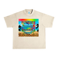 Sandshell sunrise sunburn sunset repeat Urban Heavy Tee - Artiststas
