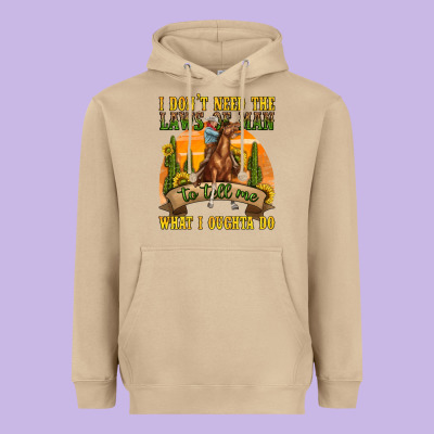Heavyweight Hoodie western rodeo