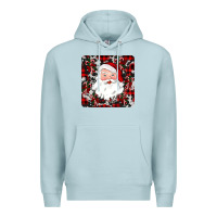 Blue Mist santa christmas coaster Premium Hoodie - JahusDesignShop
