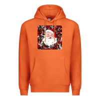 Carrot santa christmas coaster Premium Hoodie - JahusDesignShop