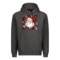 Charcoal Heather santa christmas coaster Premium Hoodie - JahusDesignShop
