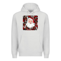 Dove Grey santa christmas coaster Premium Hoodie - JahusDesignShop