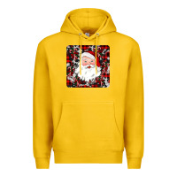 Lemon santa christmas coaster Premium Hoodie - JahusDesignShop