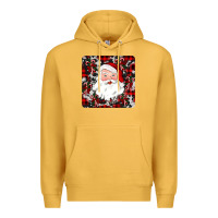 Mustard santa christmas coaster Premium Hoodie - JahusDesignShop