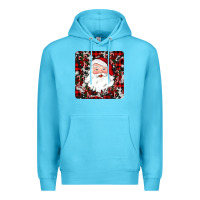Ocean Blue santa christmas coaster Premium Hoodie - JahusDesignShop