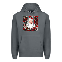 Rock santa christmas coaster Premium Hoodie - JahusDesignShop