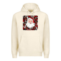 Tofu santa christmas coaster Premium Hoodie - JahusDesignShop