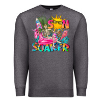 Charcoal Heather sun soaker Premium Sweatshirt - texasbilliewilder