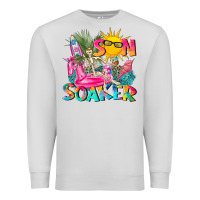 Dove Grey sun soaker Premium Sweatshirt - texasbilliewilder