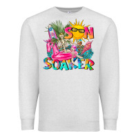 Oatmeal Heather sun soaker Premium Sweatshirt - texasbilliewilder