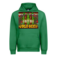 Emerald cold beer with beer bottles Urban Hoodie - AdoDesignShop