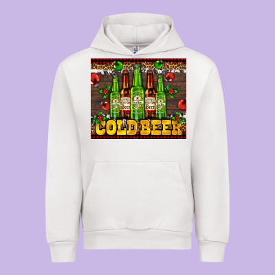 Cold Beer With Beer Bottles Urban Hoodie Designed By Adodesignshop